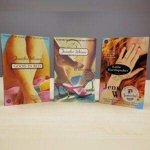 Jennifer Weiner Paperback Book Trio - Pink & Peach Covers